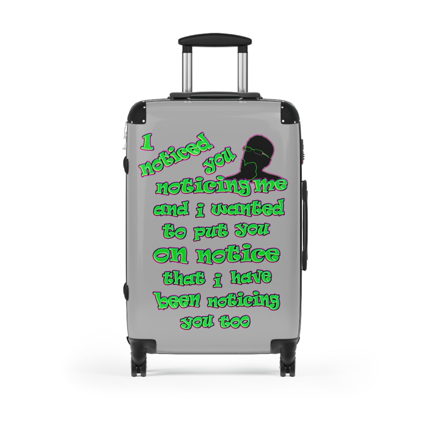 noticed you noticing - Suitcase (light grey)