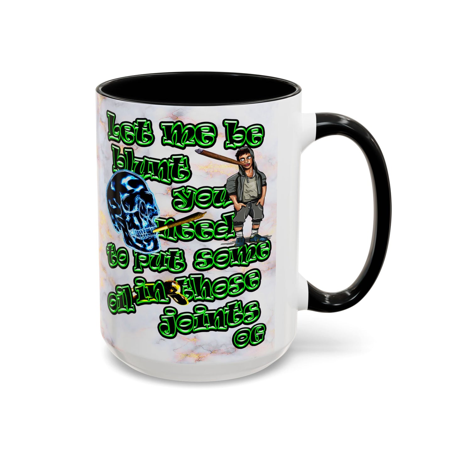 og - Accent Mug (white marble)