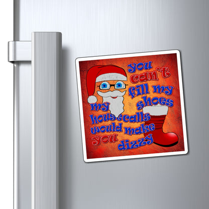 santa's shoes - Magnets - (burnt orange)