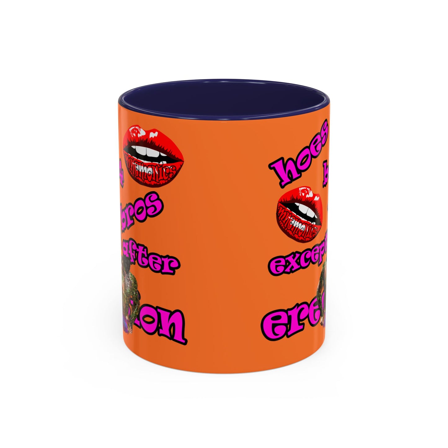 hoes b4 bros - Accent Mug (crusta)