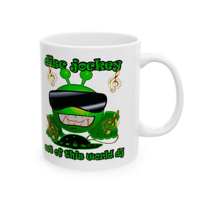 disc jockey - White Mug (white)