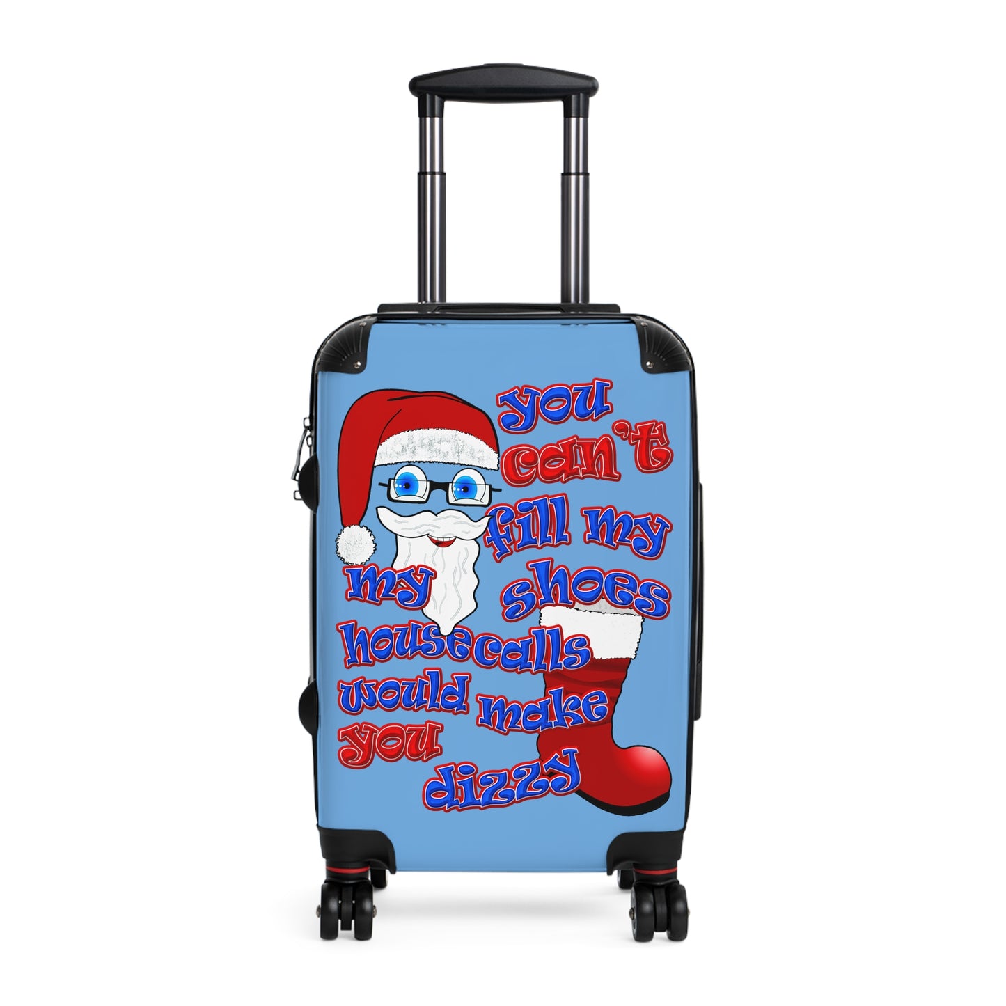 santa's shoes - Suitcase (light blue)
