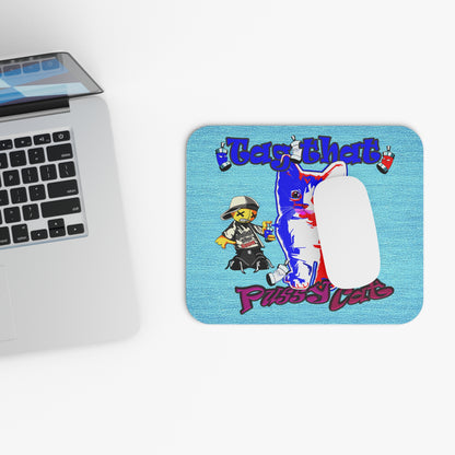 tag that - Mouse Pad (Rectangle) (faded blue)