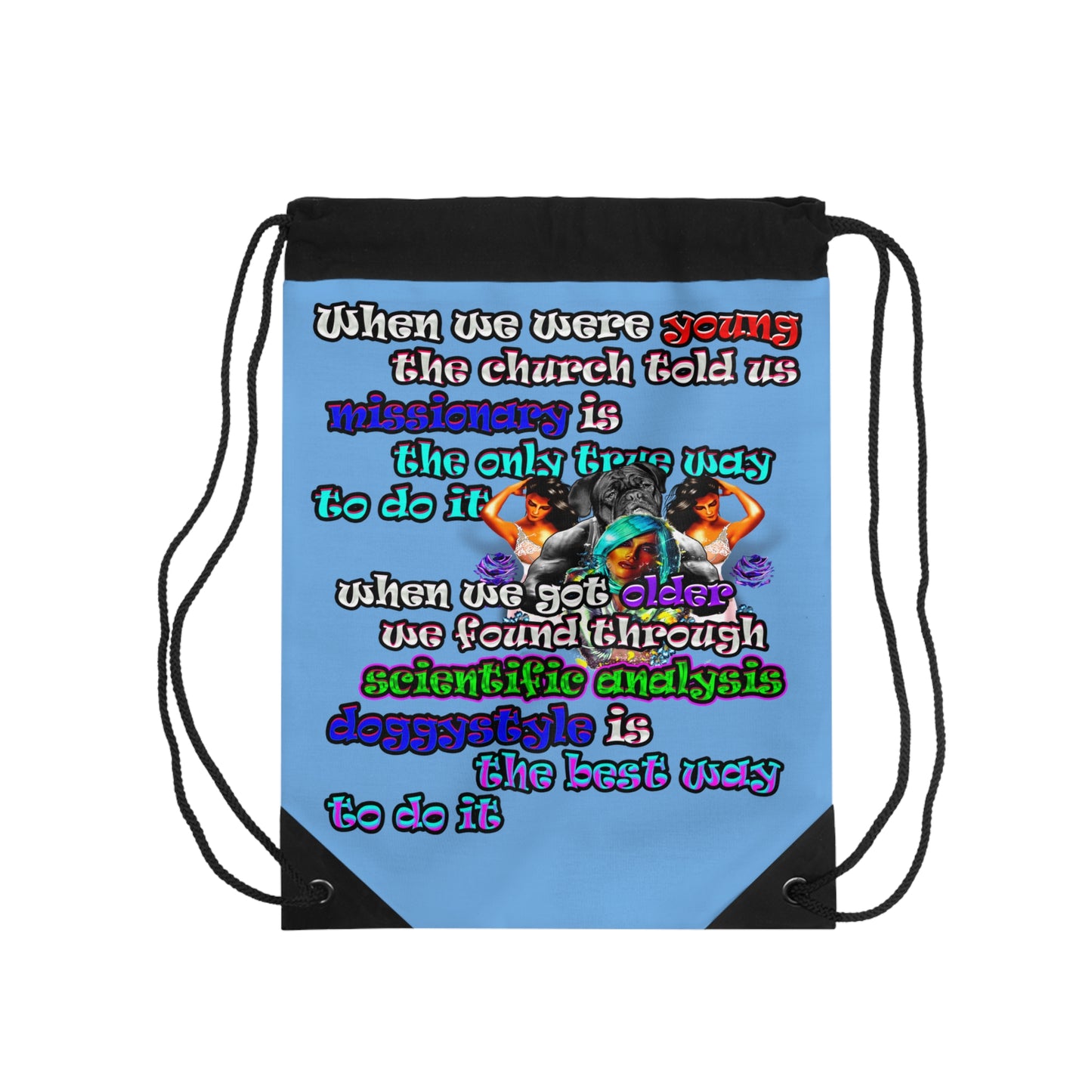 doggystyle - Drawstring Bag (light blue)