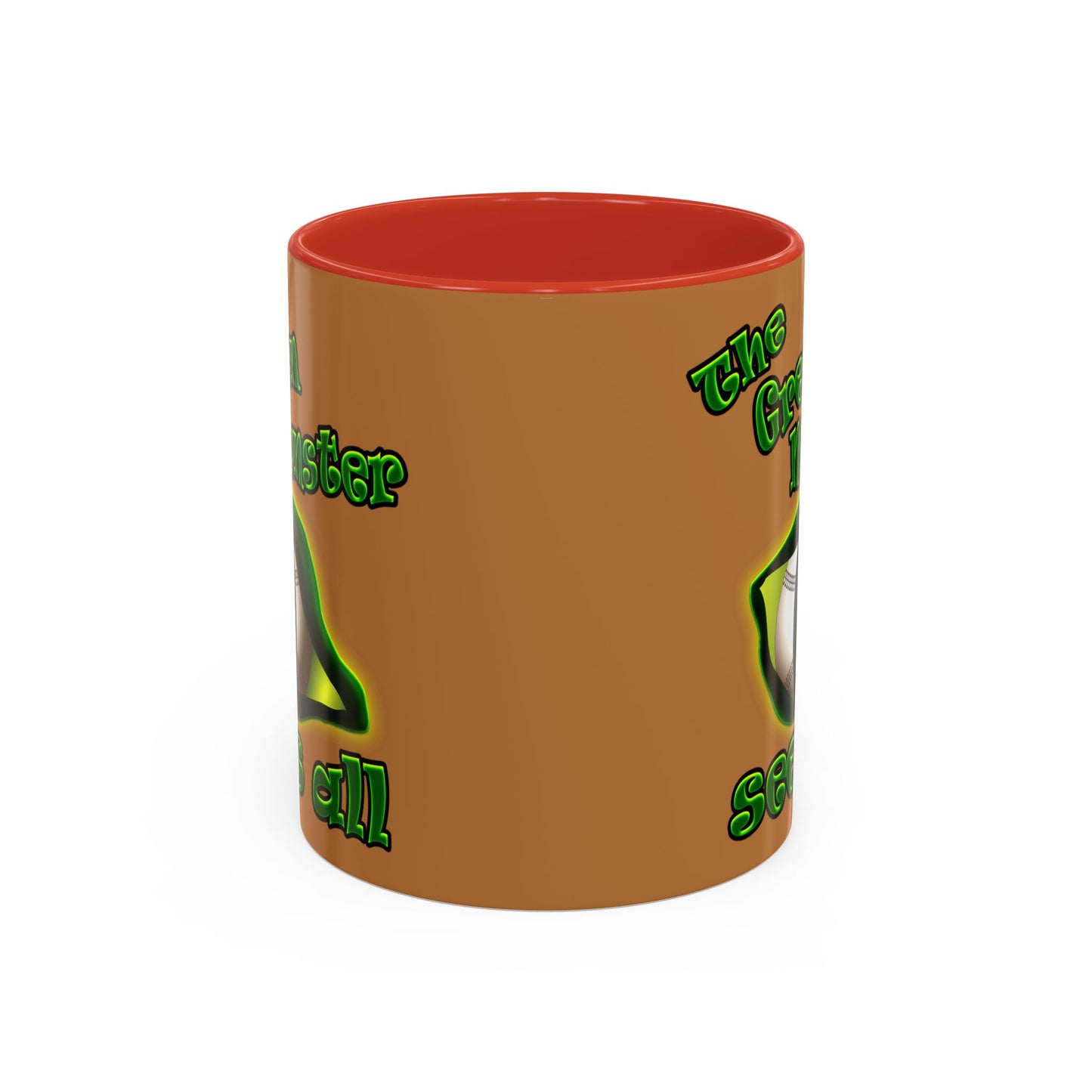 green monster - Accent Mug (light brown)