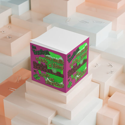 celtic's logo - note cube (pink)