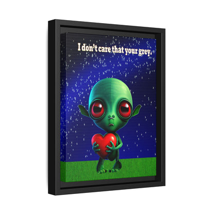 I don't care that your grey - framed canvas art ('snoops' background)