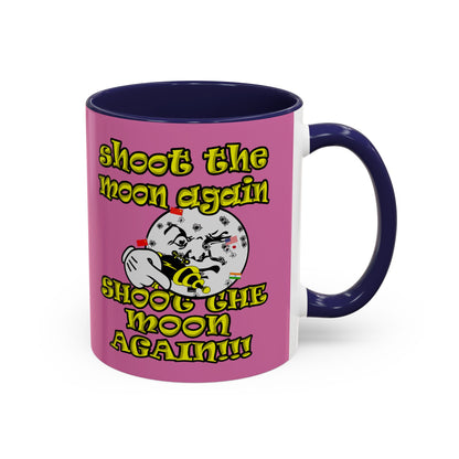 shoot the moon again - Accent Mug (light pink)