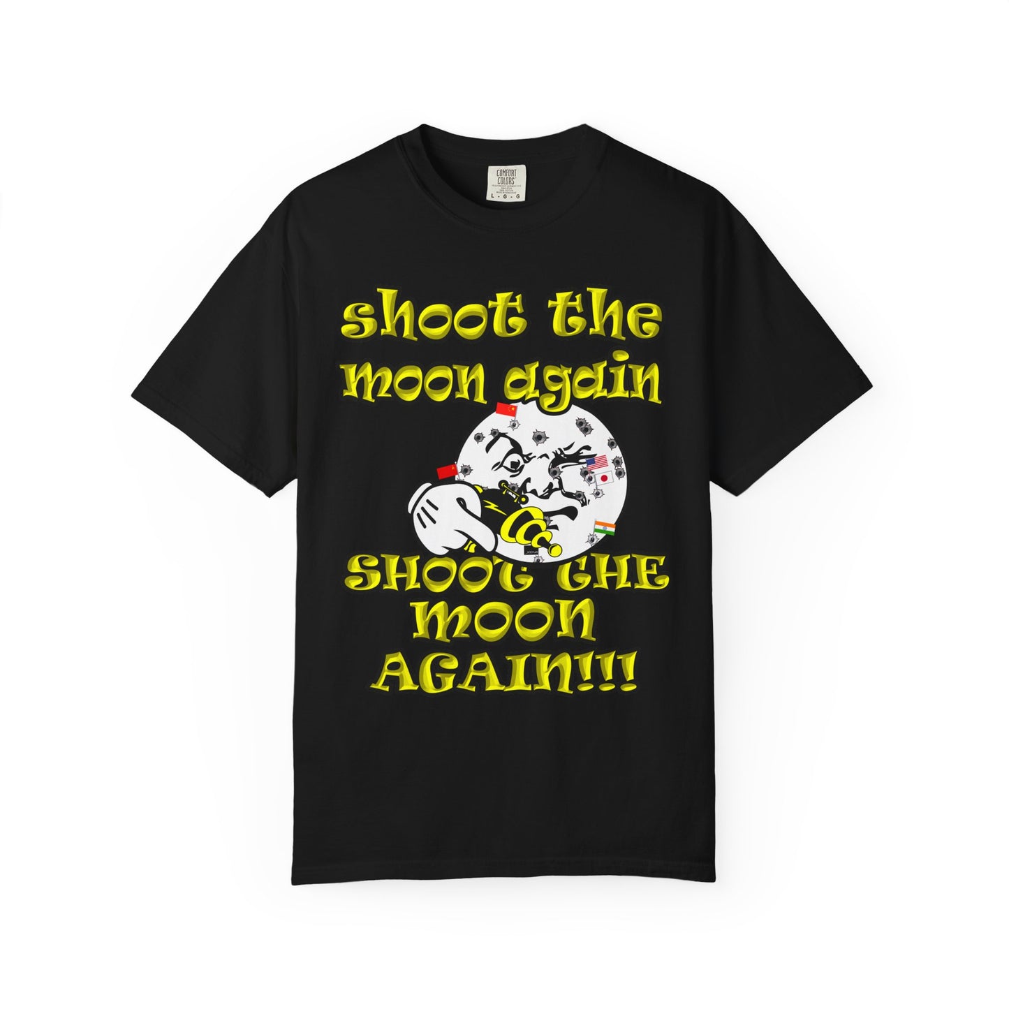 shoot the moon again - Unisex Garment-Dyed T-shirt