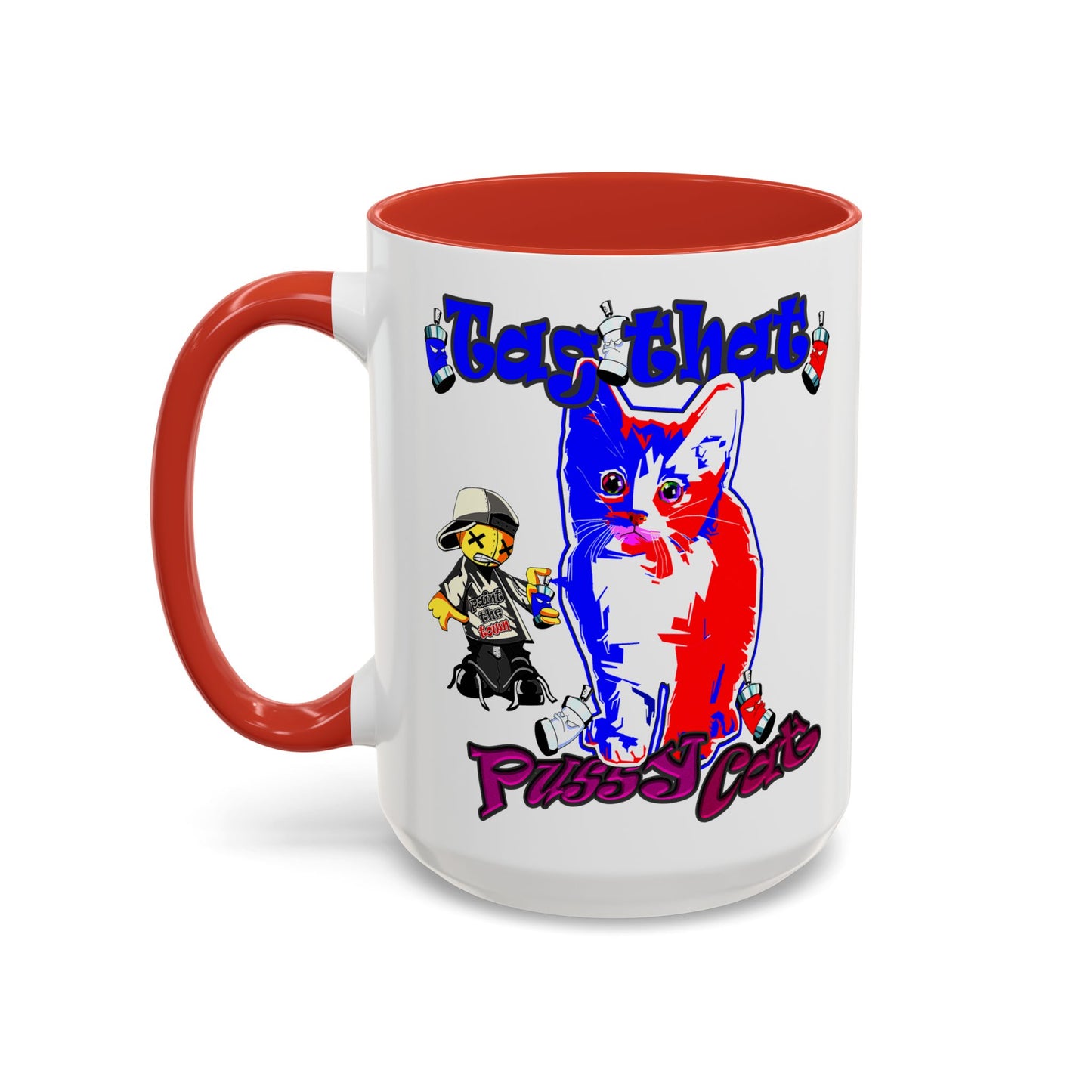 tag that - Accent Mug (white)