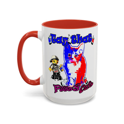 tag that - Accent Mug (white)