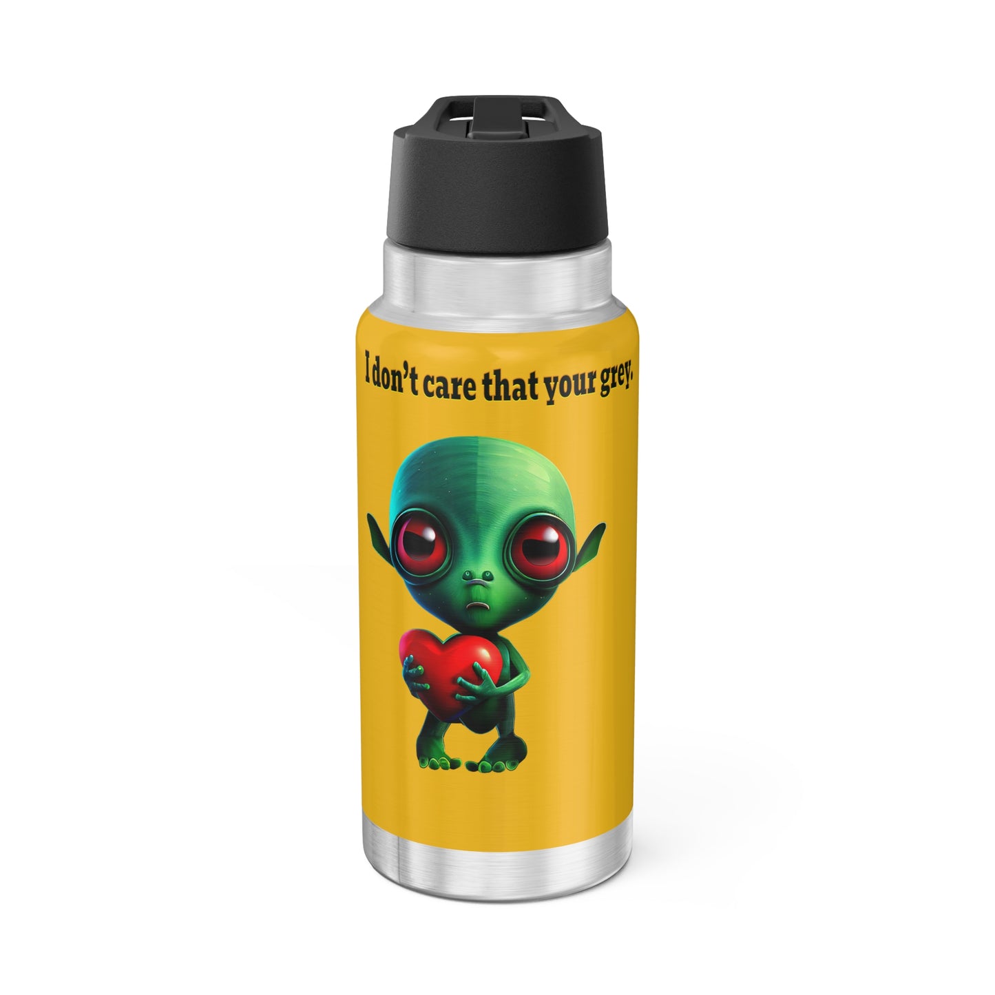 I don't care that your grey - Gator Tumbler, 32oz (yellow)