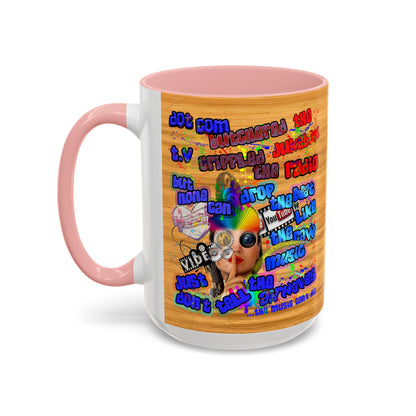 drop the beat - Accent Mug (butterscotch wood finish)