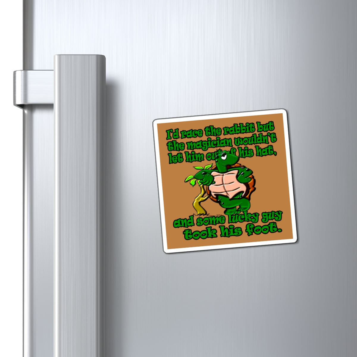 turtle race - Magnets - (light brown)