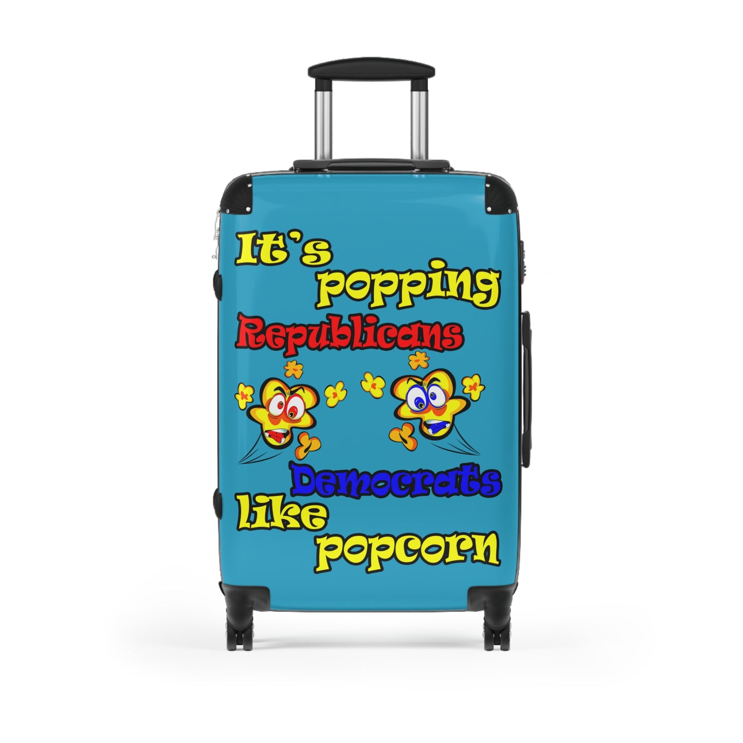 popping like popcorn - Suitcase (turquoise)