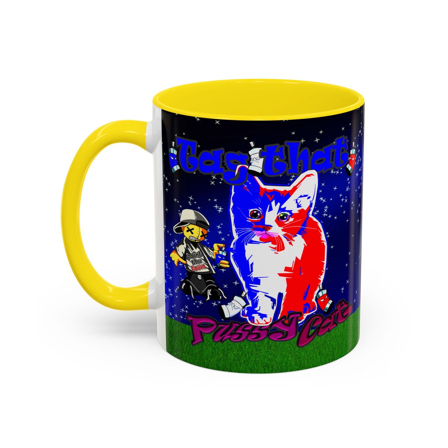 tag that - Accent Mug ('snoops' background)