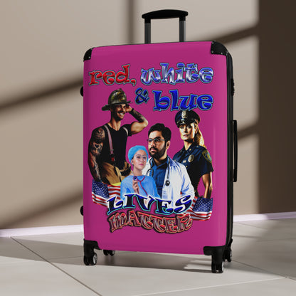 rw&b lives matter - Suitcase (pink)