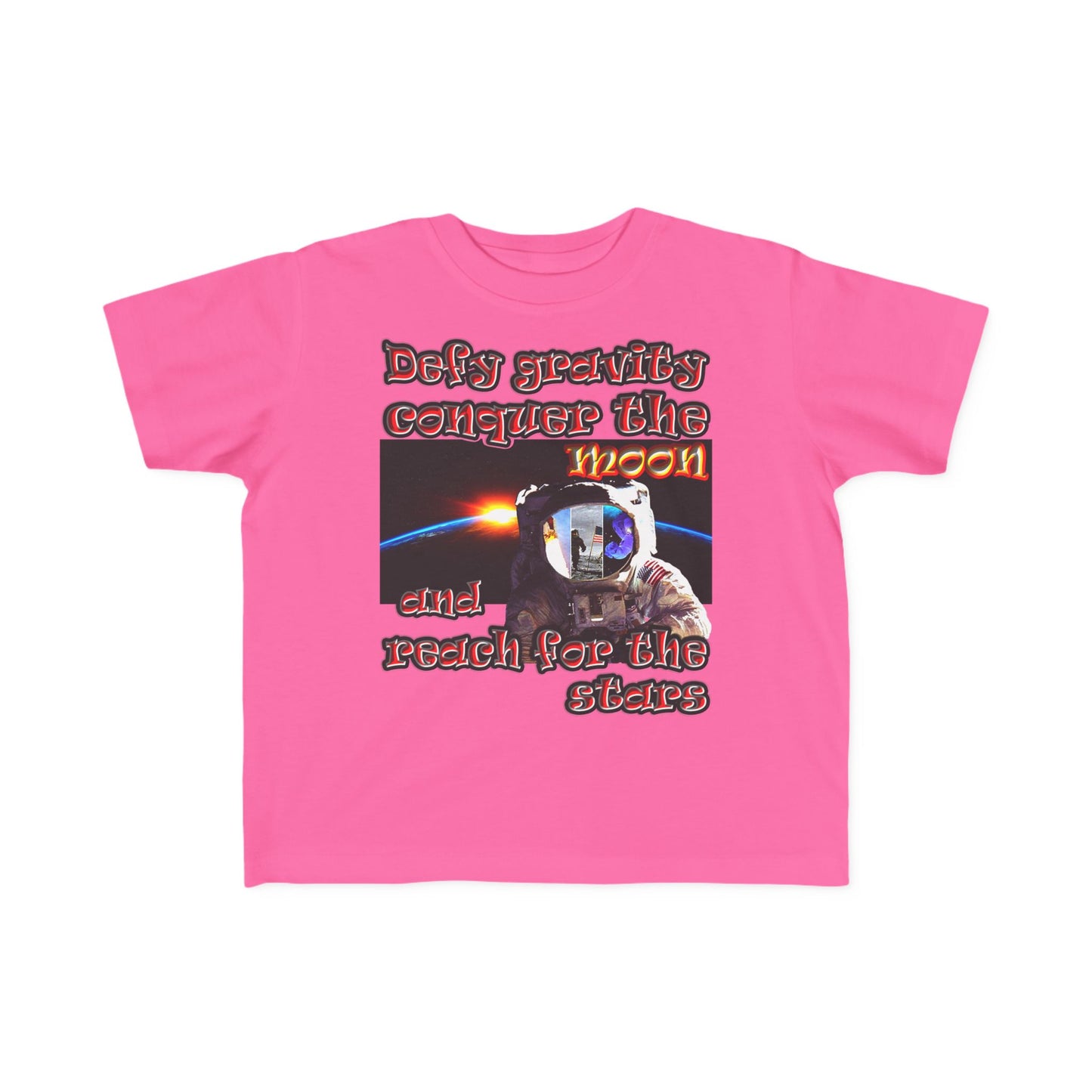 defy conquer reach - Toddler's Fine Jersey Tee
