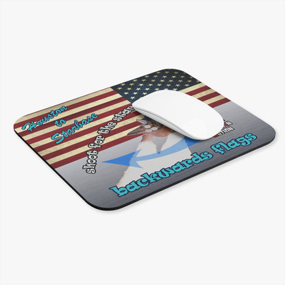 shoot for the stars - Mouse Pad (Rectangle) - (brushed nickel)