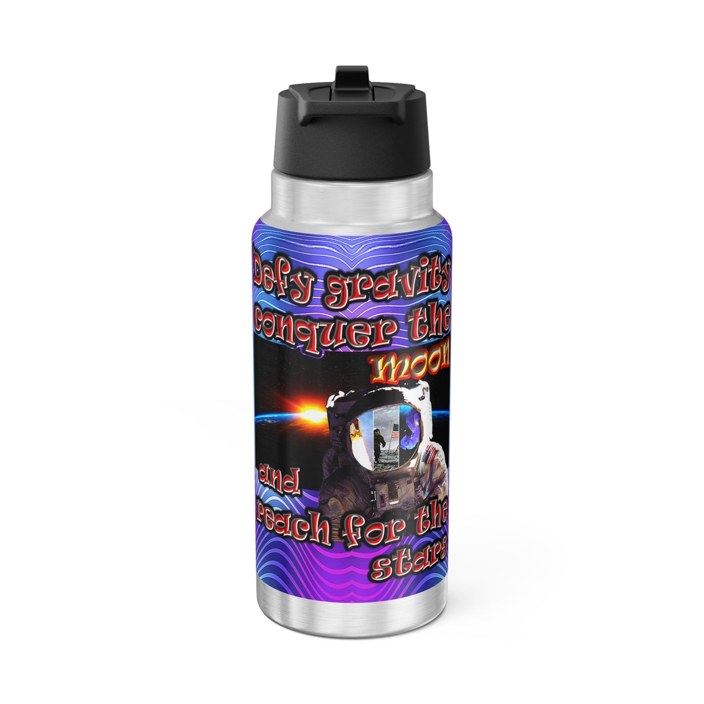 defy conquer reach - Gator Tumbler, 32oz  (purple wave)