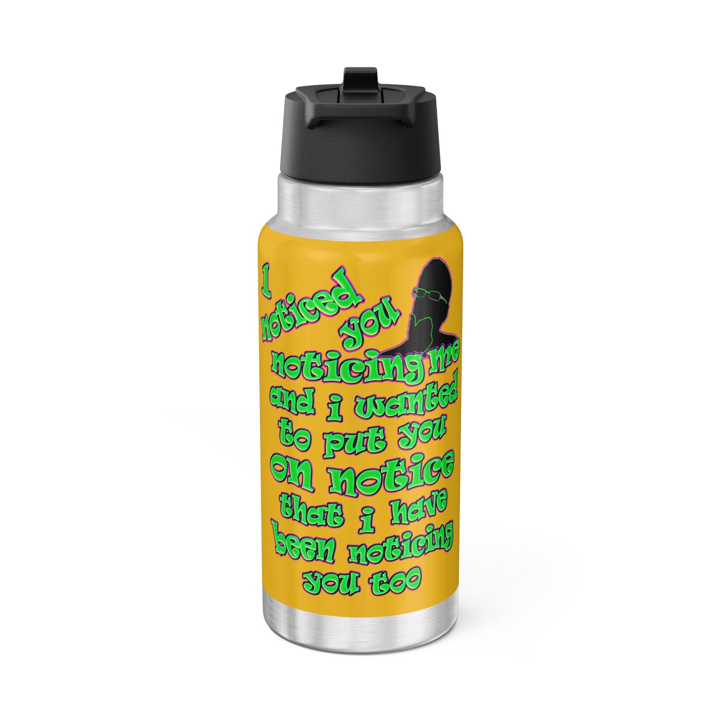 noticed you noticing - Gator Tumbler, 32oz (yellow)