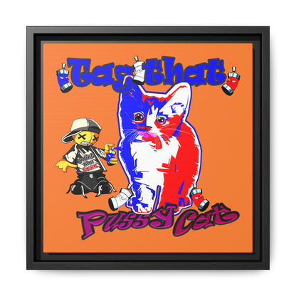 tag that - framed canvas art (crusta)