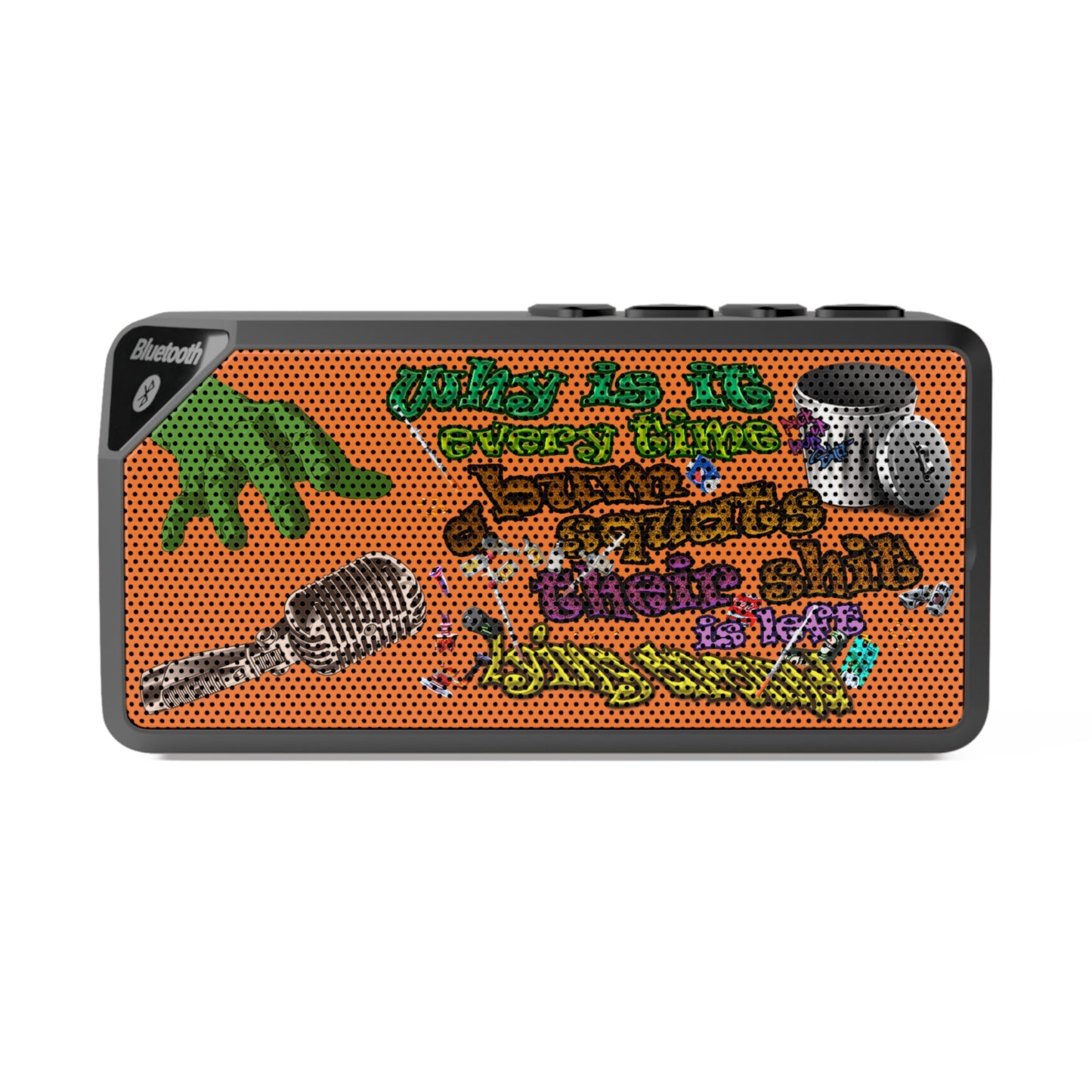 the bum's shit - Jabba Bluetooth Speaker (crusta)