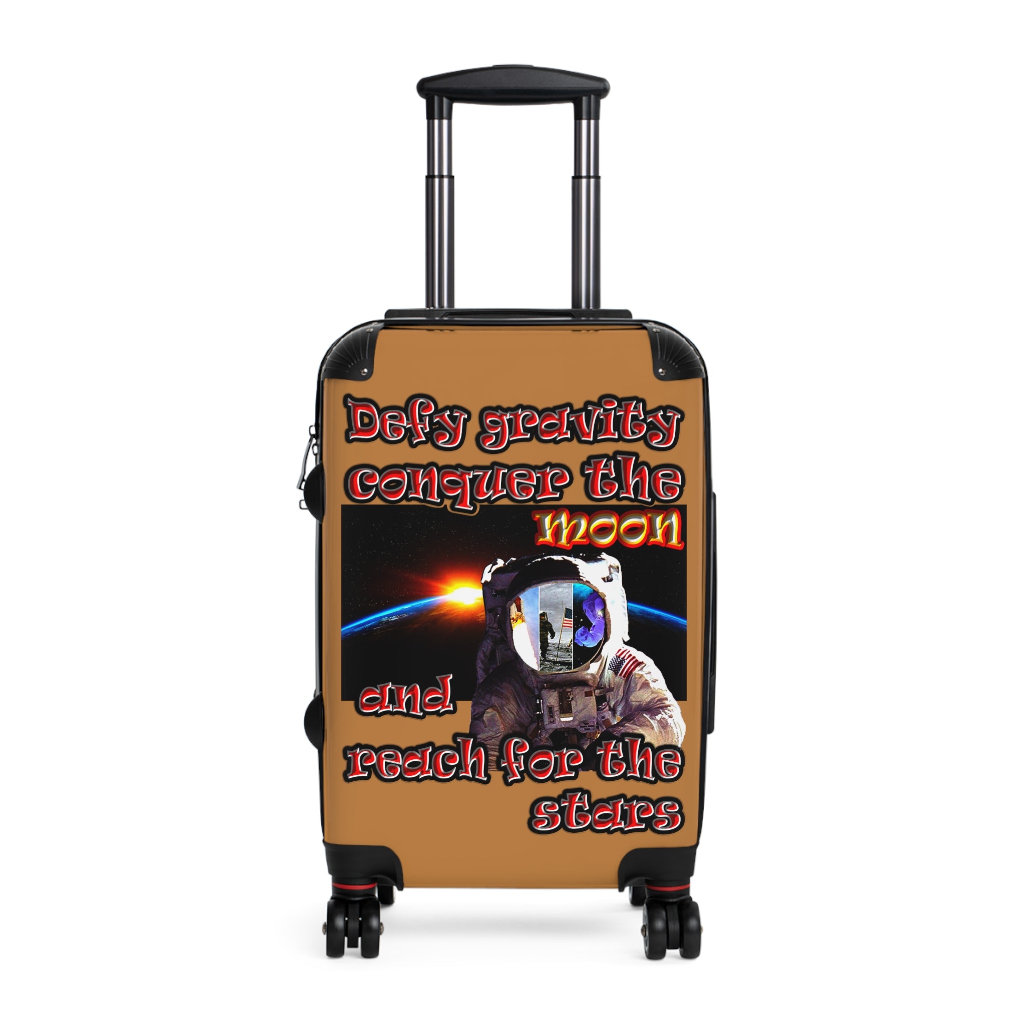 defy conquer reach - Suitcase (light brown)