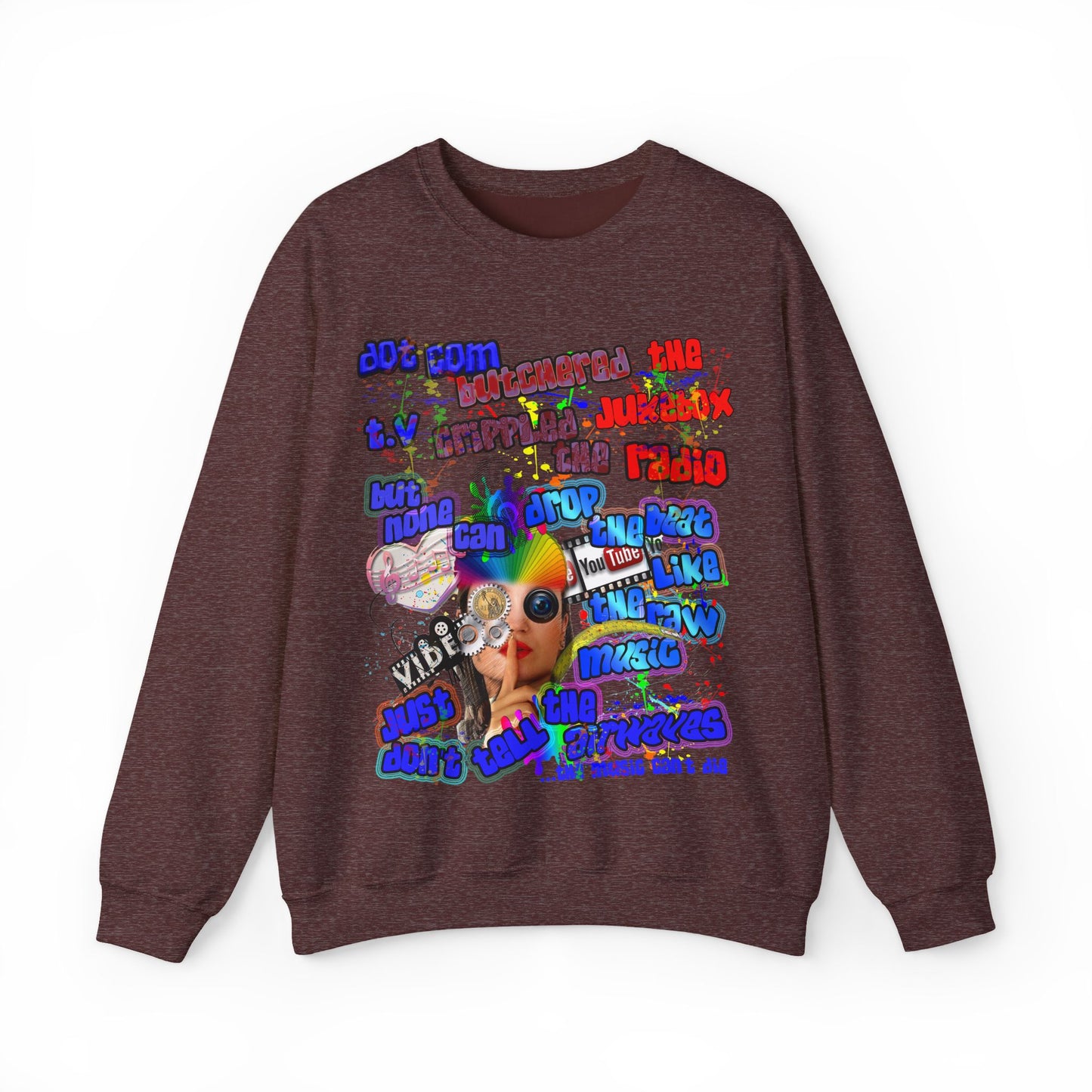drop the beat - Unisex Heavy Blend™ Crewneck Sweatshirt