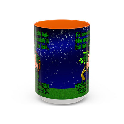 turtle race - Accent Mug ('snoops' background)