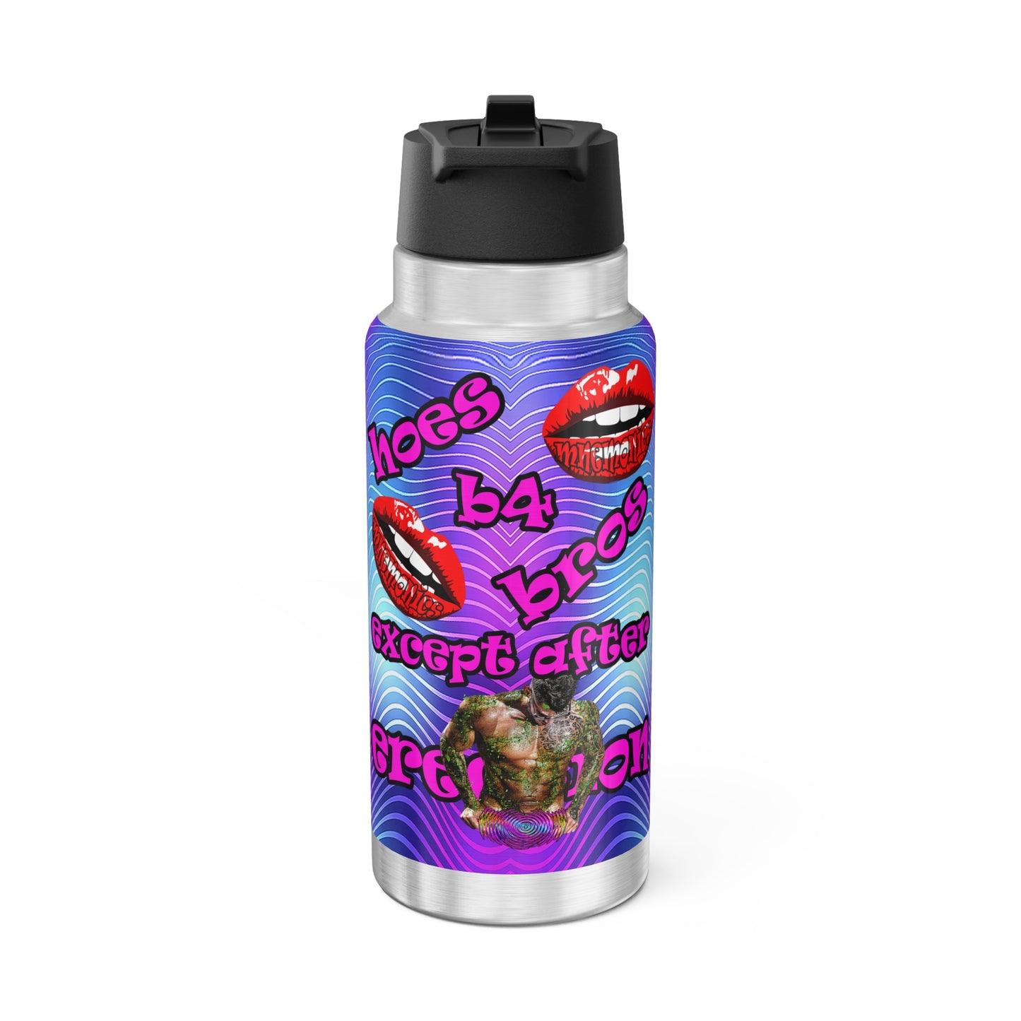 hoes b4 bros - Gator Tumbler, 32oz  (purple wave)