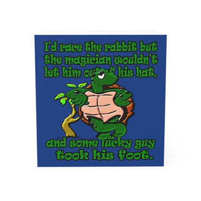 turtle race - note cube (dark blue)
