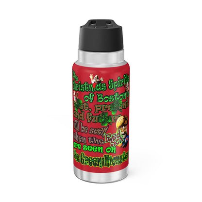christmas spirits of boston - Gator Tumbler, 32oz (dark red)