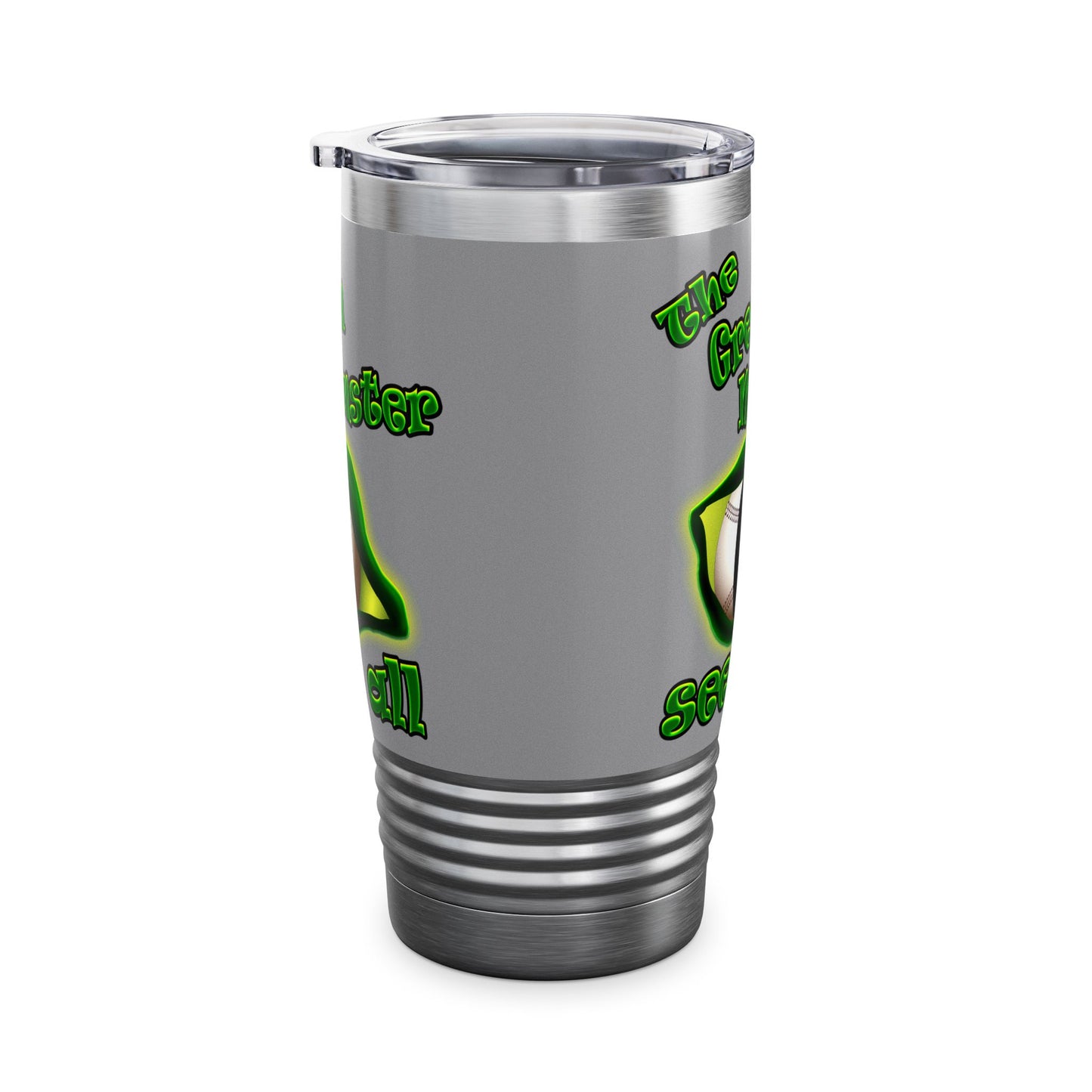 green monster - Ringneck Tumbler, 20oz (grey)