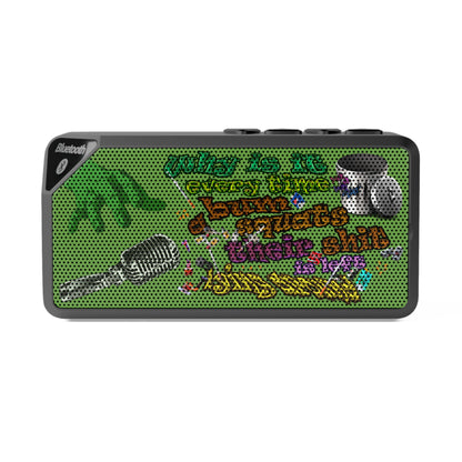 the bum's shit - Jabba Bluetooth Speaker (green)