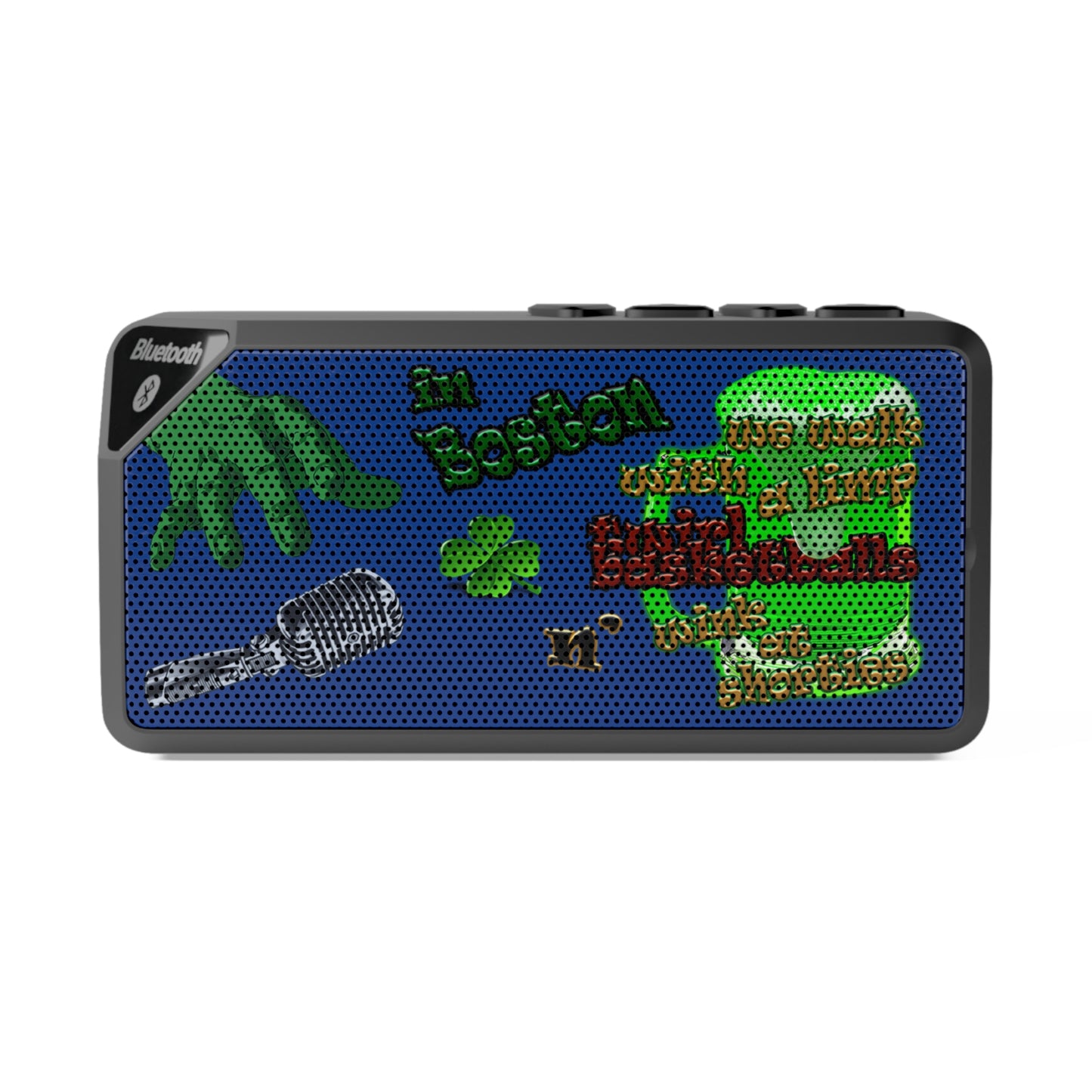 celtics logo - Jabba Bluetooth Speaker (dark blue)