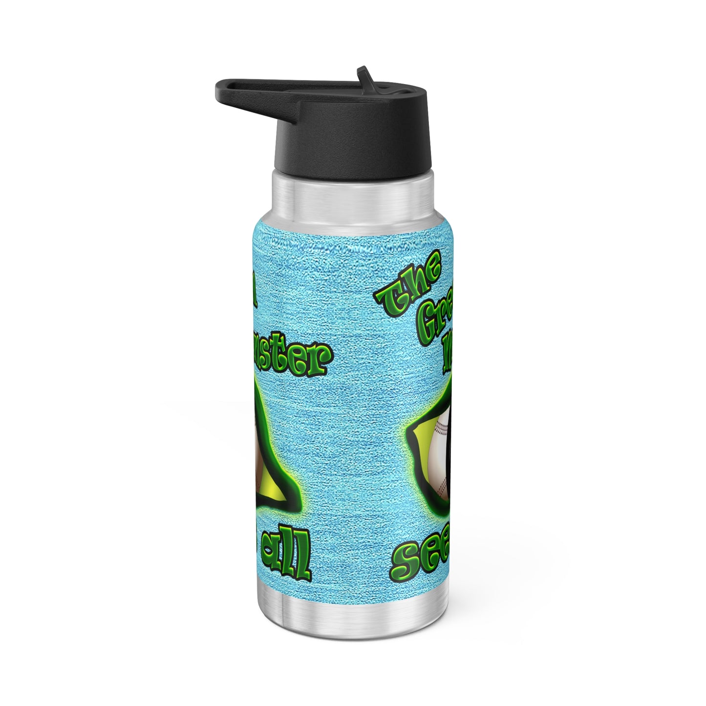 green monster - Gator Tumbler, 32oz  (faded blue)