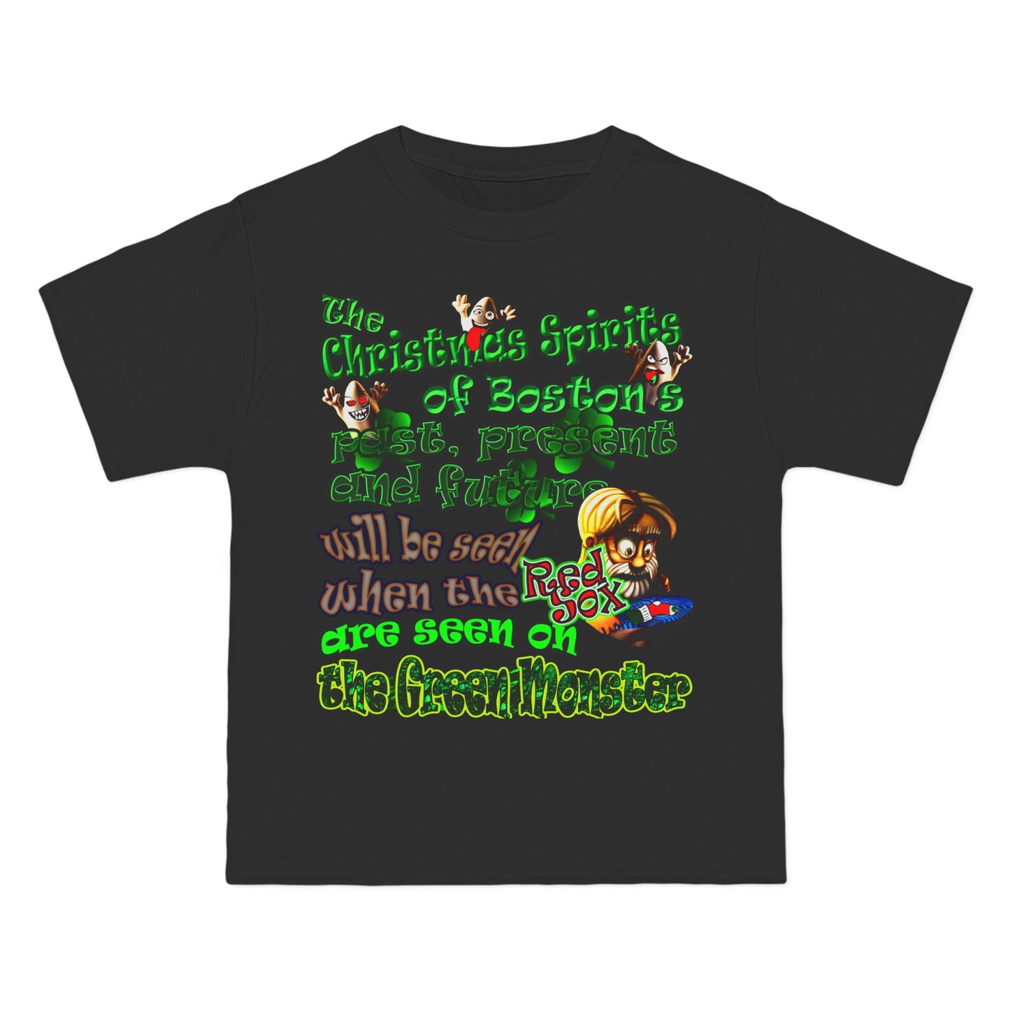 christmas spirits of boston - Beefy-T®  Short-Sleeve T-Shirt