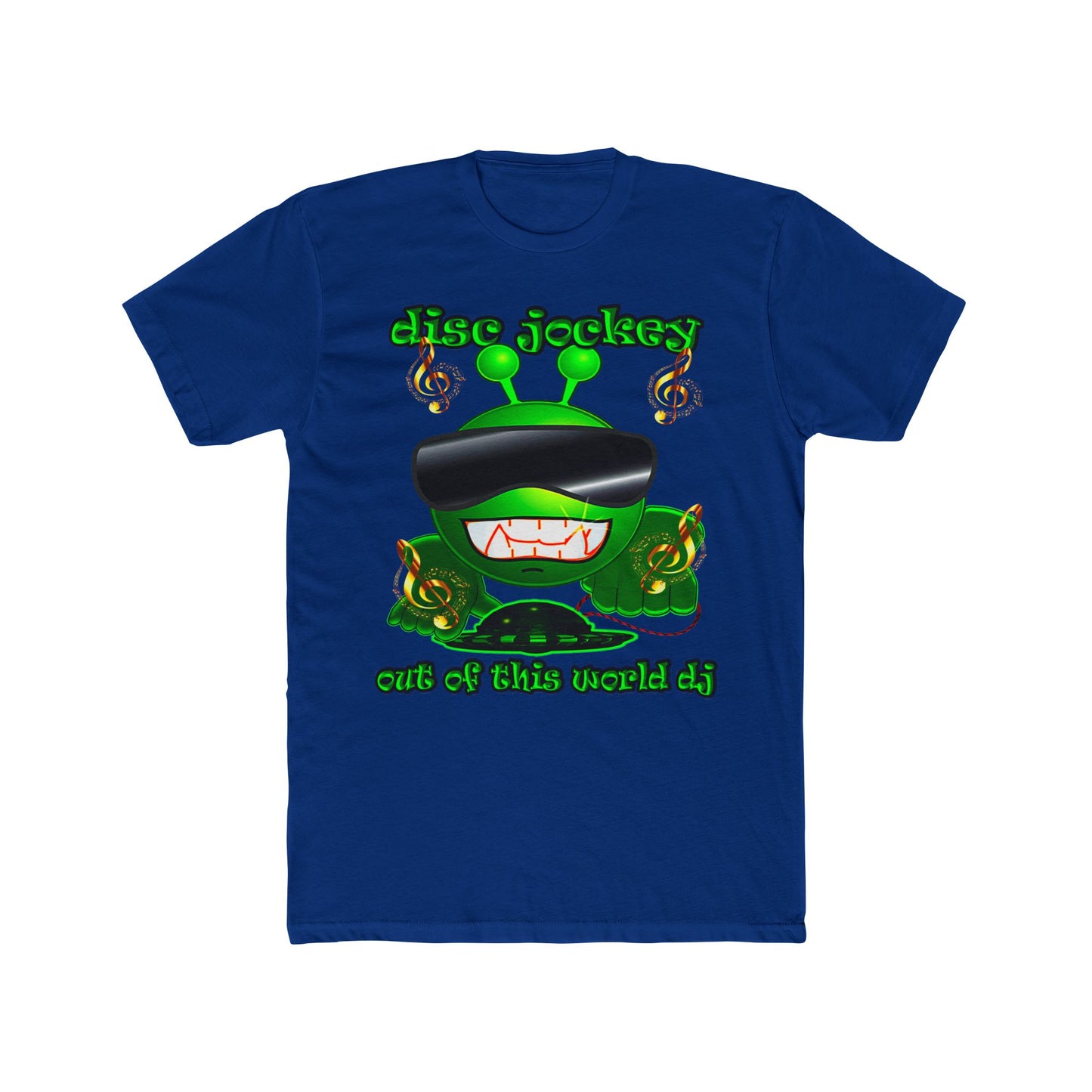 disc jockey - Men's Cotton Crew Tee