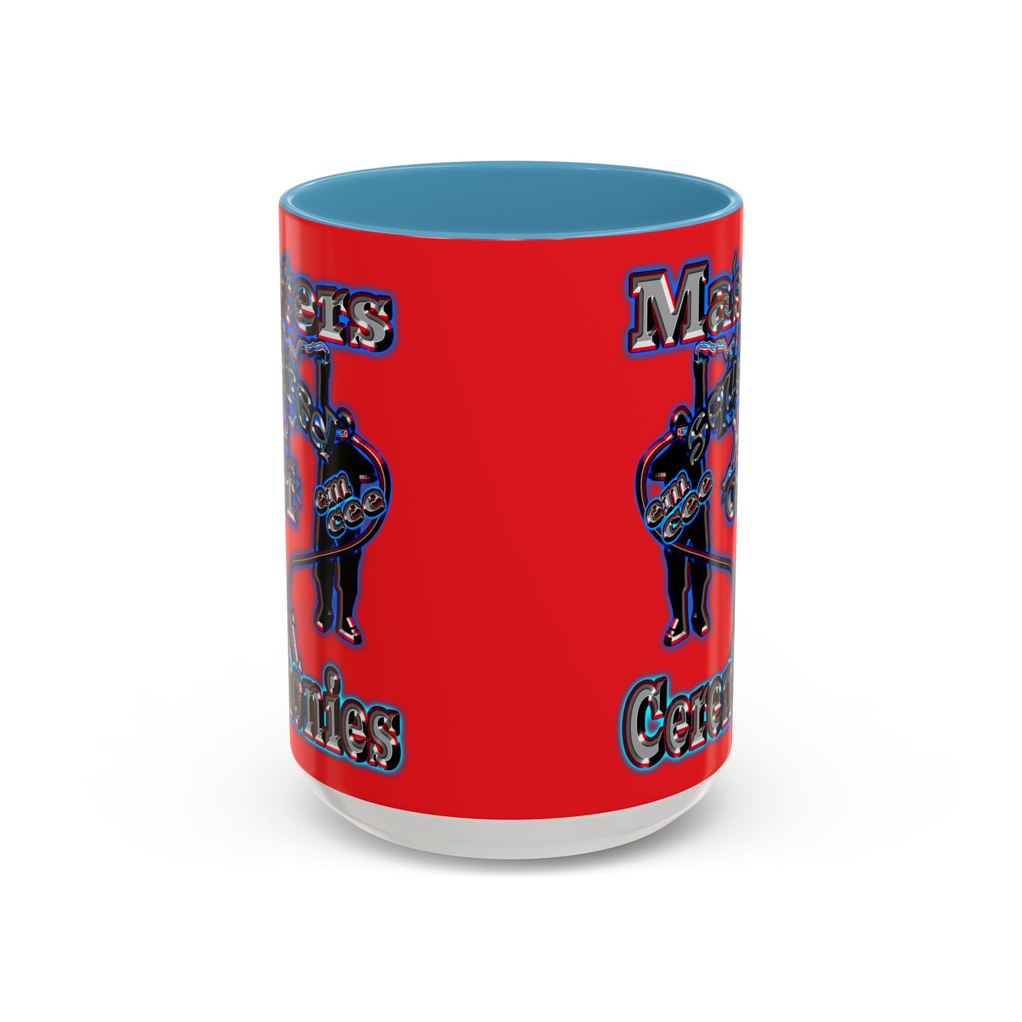 em cee squared - Accent Mug (red)
