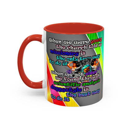 doggystyle - Accent Mug (rainbow split)