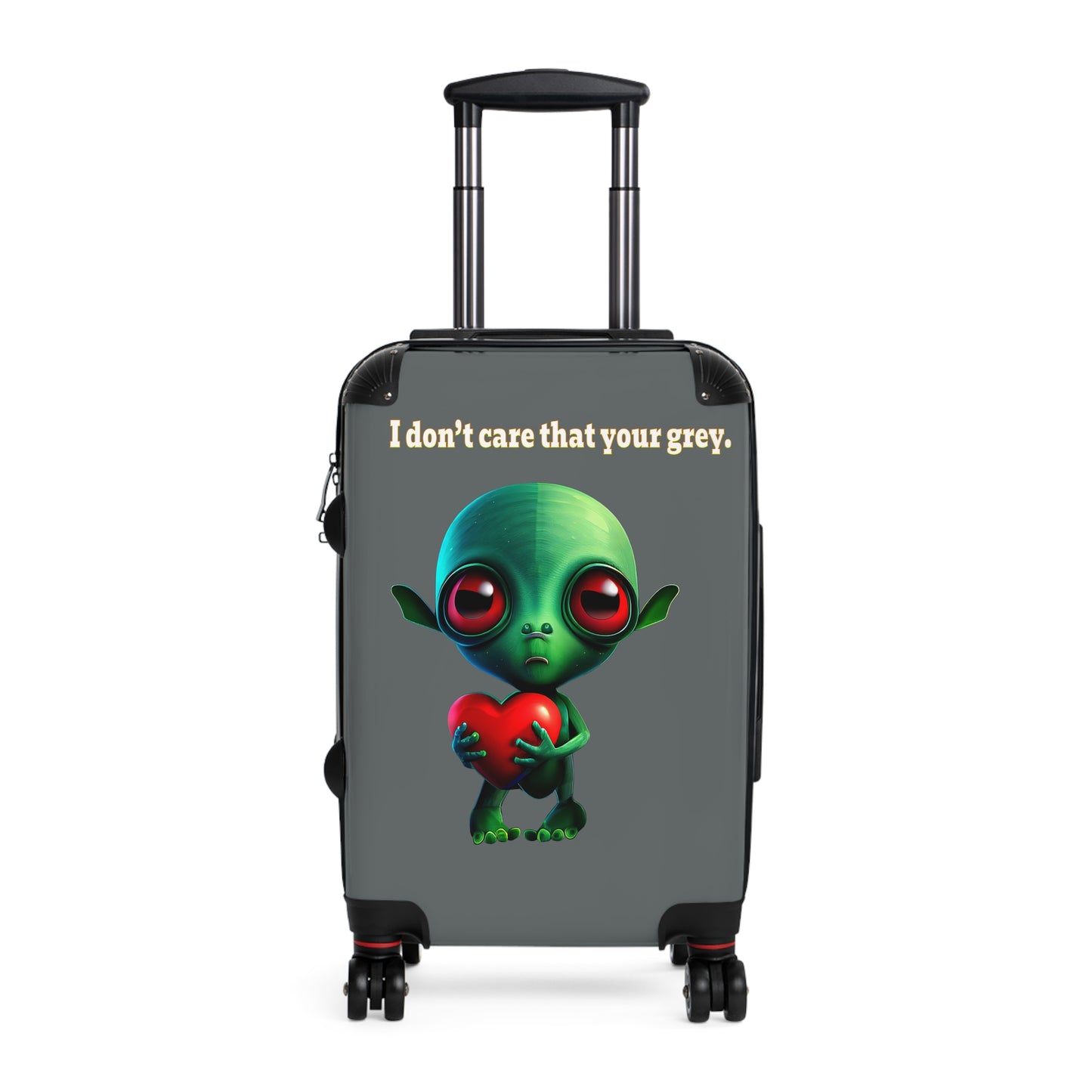 I don't care that your grey - Suitcase (dark grey)