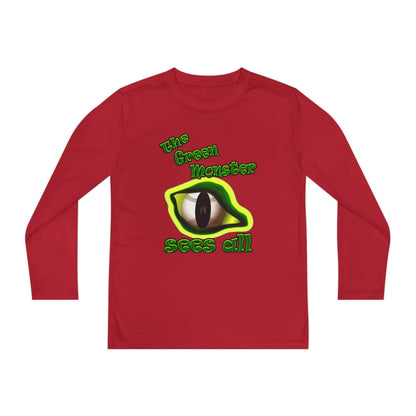 green monster - Youth Long Sleeve Competitor Tee