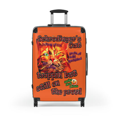 schrodinger's cat - Suitcase (orange)