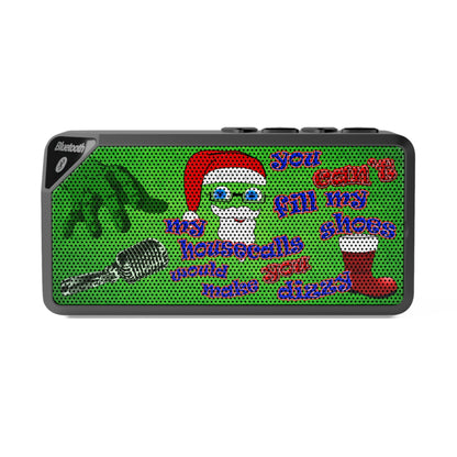 santa's shoes - Jabba Bluetooth Speaker (green turf)