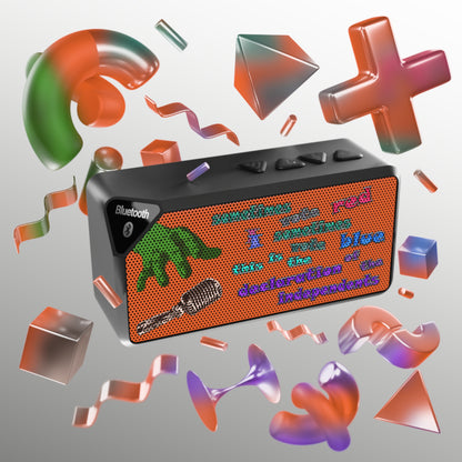 declaration of the independents - Jabba Bluetooth Speaker (orange)