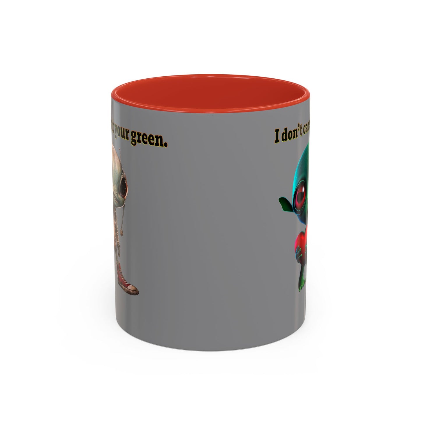 I don't care that your grey - Accent Mug (grey)