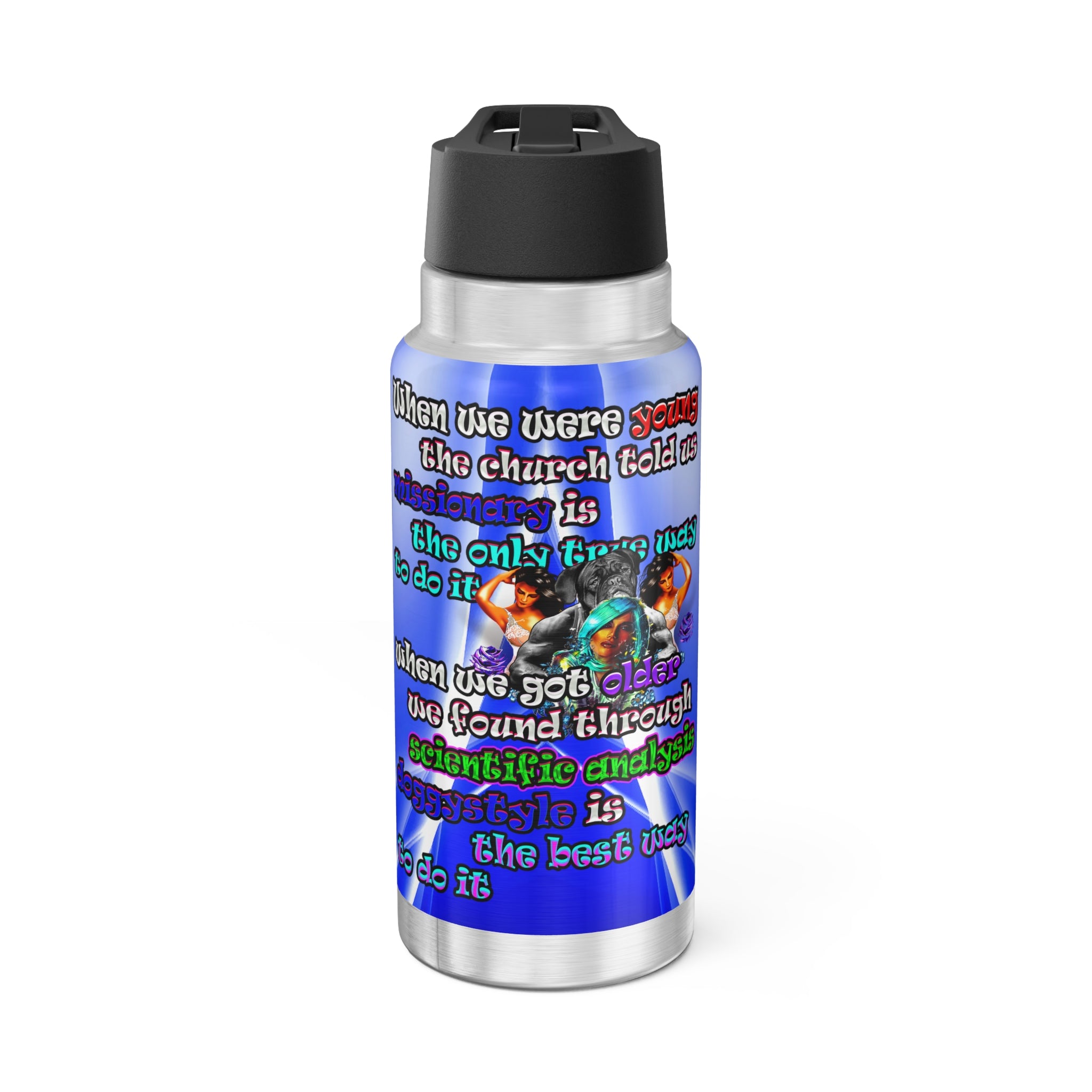 doggystyle - Gator Tumbler, 32oz  (blue-white wave)