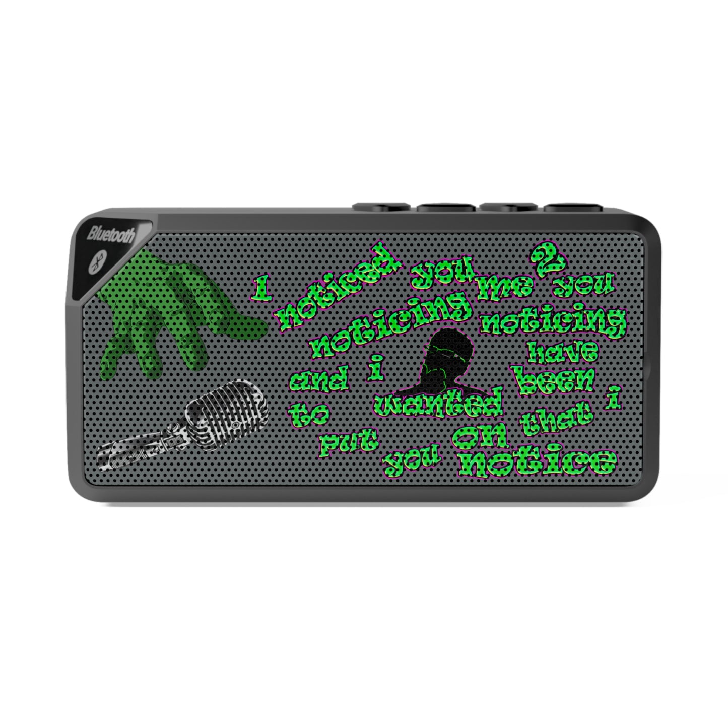 noticed you noticing - Jabba Bluetooth Speaker (dark grey)