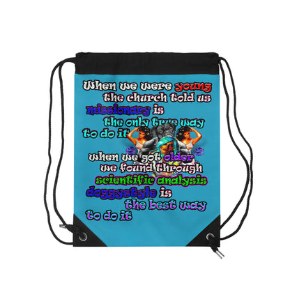doggystyle - Drawstring Bag (turquoise)